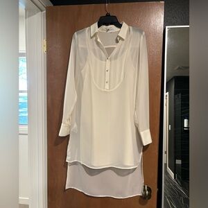 BCBGeneration high low blouse dress with slip underneath